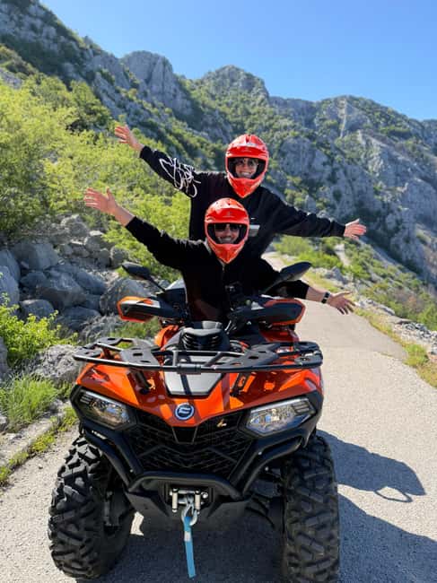 Quad Tour to Makarska Riviera offroad Adventure - Leaving Makarska for the mountain tracks