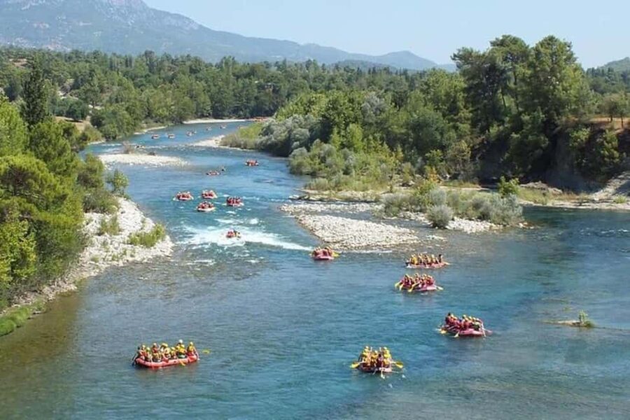 Rafting, Buggy, Zipline & Jeep – From Antalya/Alanya/Side - Rafting beneath the Taurus Mountains