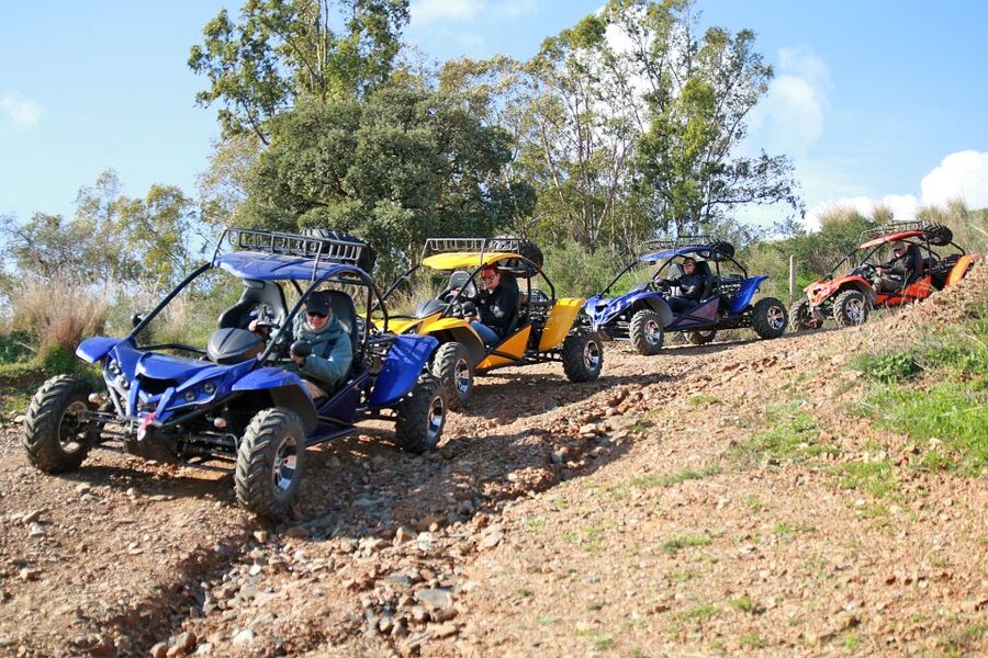 Rafting, Quad or Buggy Ride, Zipline, Jeep Tour Super Combo - Quad or Buggy riding beside the river