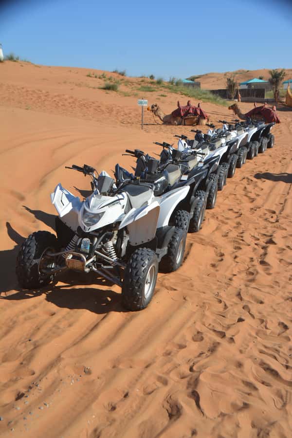 Ras Al Khaimah: Guided Quad Bike Tour - Adding Camel Riding and Sandboarding