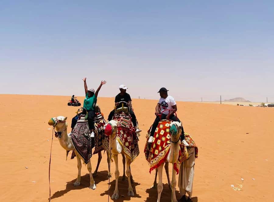 Red Sand Adventure Riyadh (Quad Biking,Camel Ride,Heritage) - What the guide and transport add
