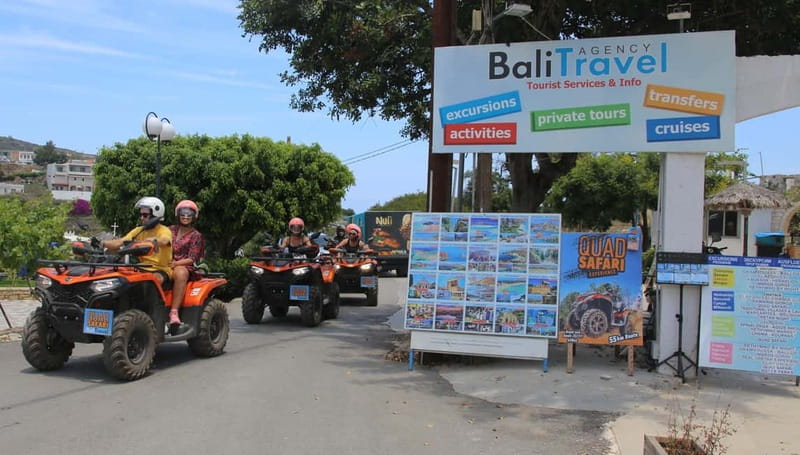 Rethymno Bali & Panormo:Quad Safari & visit Cave 57km 4hours - Key points before you book