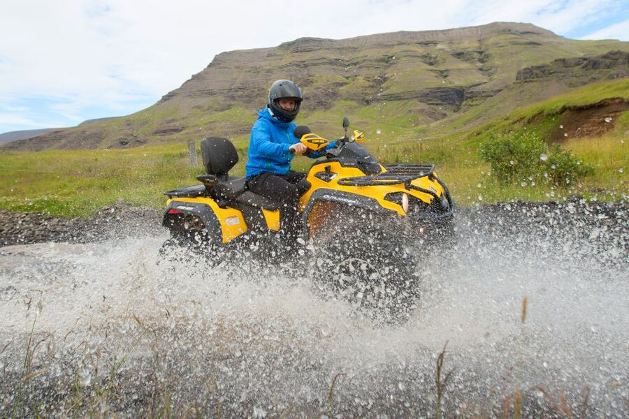 Reykjavik: ATV Ride & Whale Watching Boat Tour - Safety training before the one-hour ATV ride