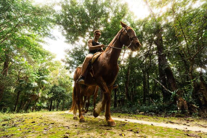 Riviera Maya: Horseback Ride, Zipline, and ATV Adventure - Thirty minutes on horseback through Mayan woodland