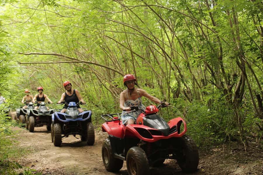 Rock Mud Fun ATV Quadbike Uluwatu - Training first, then the rough stuff