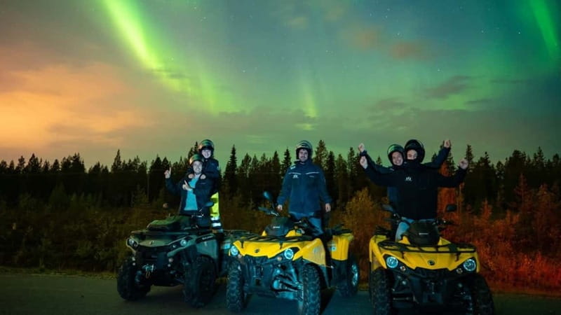 Rovaniemi: Northern Lights Quad Bike Tour - Key points at a glance