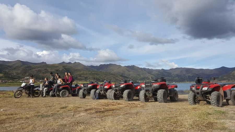 Sacred Valley: Huaypoo Lagoon and Maras by Quad Bike - ATV - The transfer to Maras and its famous salt terraces