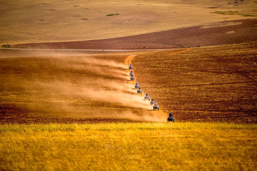 Sacred Valley: Maras & Moray by Quad Bike from Cusco - Riding through the Sacred Valley toward Moray