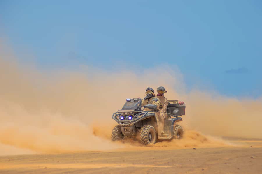 Sal Island: 2-Hour ATV Quad Desert Adventure - Salt flats and dunes near Santa Maria