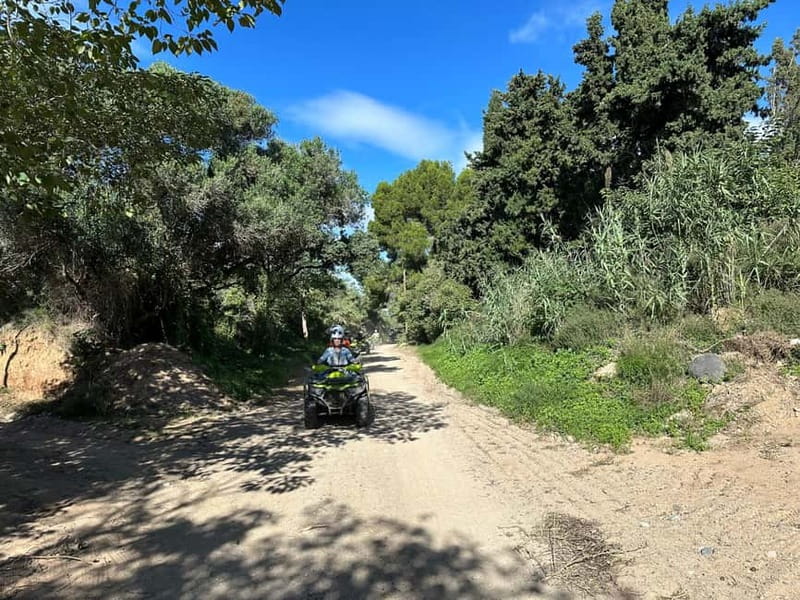 Salou: Off-Road Guided Quad Safari with Hotel Pickup - Two hours toward the red mountain