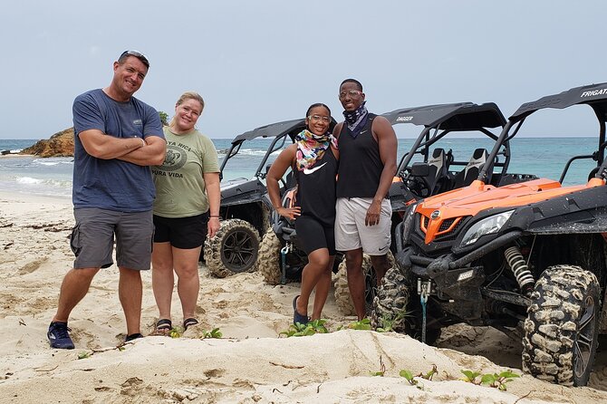 Salty Dogs UTV Adventure - The beach stop and the limits of 90 minutes