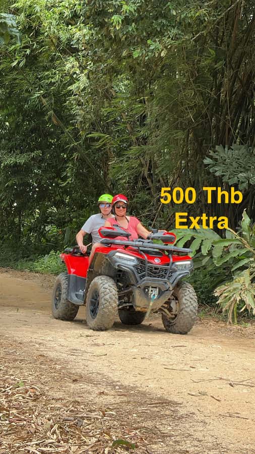 Samui X Quad ATV Tour (Driver + Passenger) with lunch - The waterfall route, where the ride becomes more playful