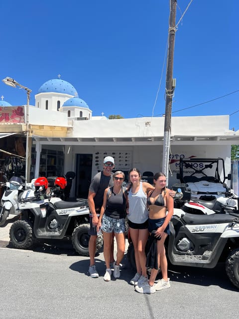 Santorini: ATV guided tour around the South of the island - Vlychada shows Santorini’s working side