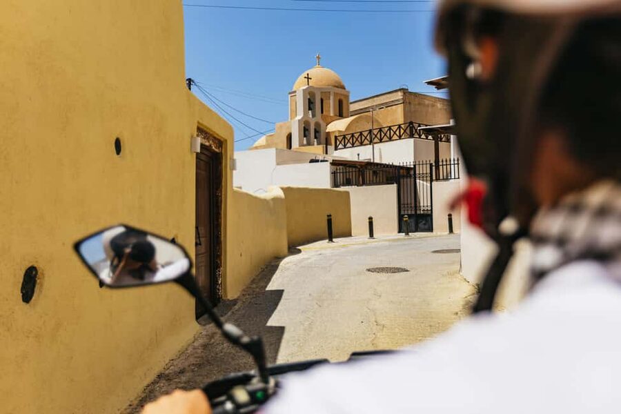 Santorini: ATV Quad Bike Tour with Lunch and Pickup - Vlichada Beach and its volcanic cliffs