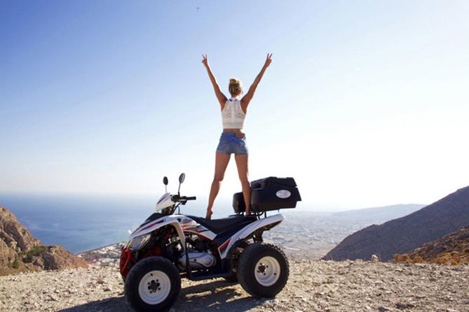 Santorini ATV-Quad Experience: Off-Road Adventure & Hotel Pickup - Pickup, timing, and what to bring