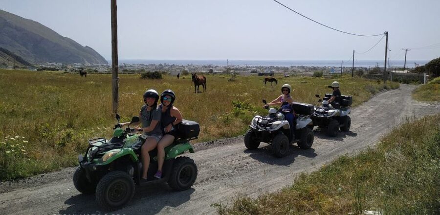 Santorini: ATV-Quad Experience Tour + Transportation - Emporio Castle and the old streets