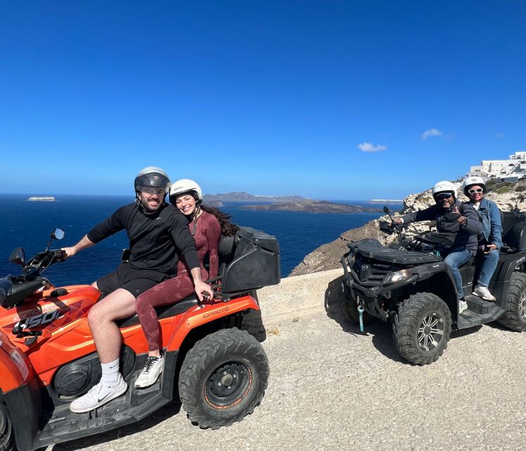 Santorini: ATV-Quad Experience Tour + Transportation - The caldera from quieter viewpoints