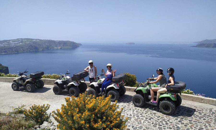 Santorini: ATV-Quad Experience Tour + Transportation - Training, safety, and the riding level
