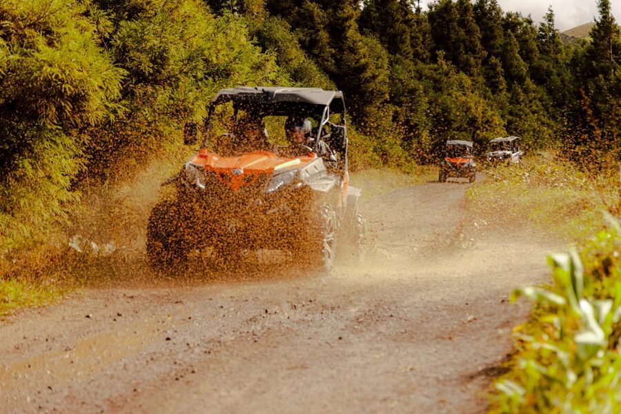 Sao Miguel: Buggy Tour Around Sete Cidades Volcano - Climbing toward the caldera viewpoints