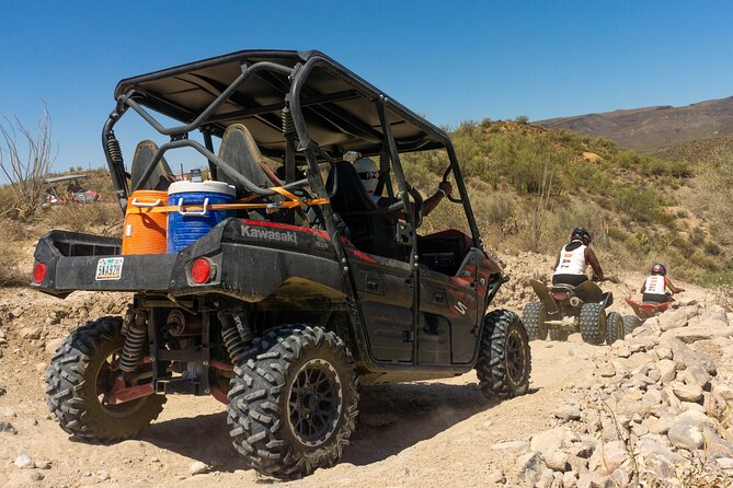 Self-Guided Centipede Desert UTV Rental - Early morning is the smart choice