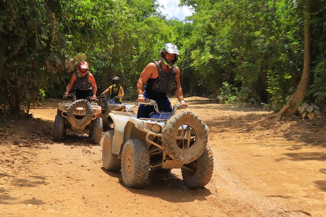 Selvatica Park Ziplines, Cenote, and ATV Tour From Cancun and Riviera Maya - Skywalks and the bungee swing add different kinds of nerves
