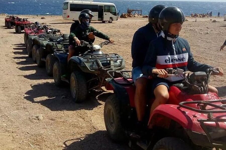 Sharm El-Sheikh: Parasailing, Camel Ride, Dive & Quad Bike - The camel ride adds a slower desert moment