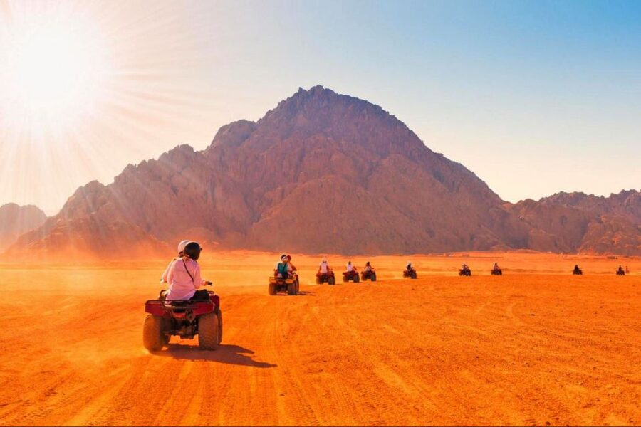 Sharm El-Sheikh: Parasailing, Camel Ride, Dive & Quad Bike - Parasailing gives you the best view of Sharm