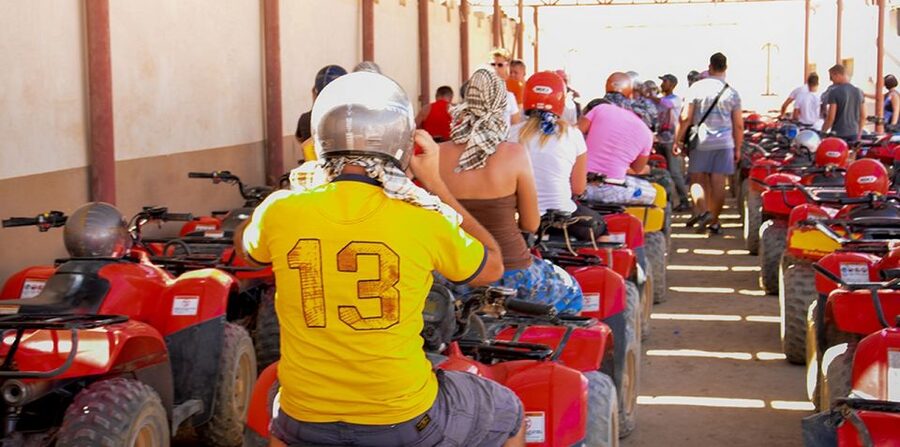 Sharm El Sheikh: Quad bike, Safari, Camel With Dinner & Show - Quad bikes across the South Sinai desert