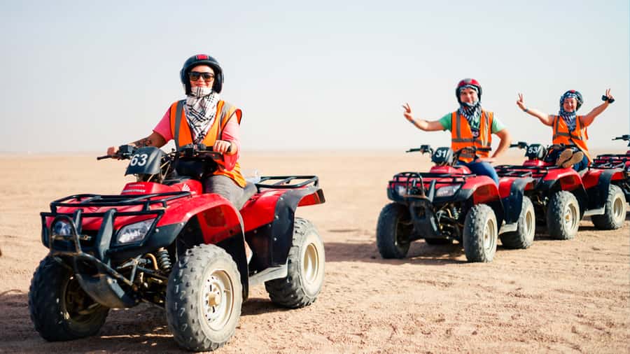 Sharm El Sheikh: Quad Biking trip with Authentic Bedouin Tea - Riding through the Sinai Desert