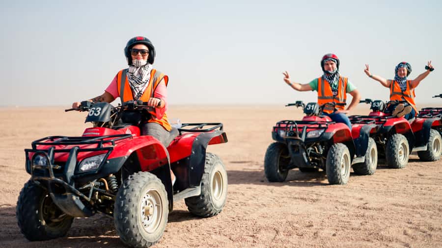 Sharm El Sheikh: Quad Biking trip with Authentic Bedouin Tea - The Echo Temple stop