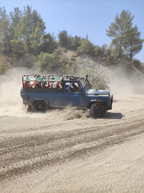Side&Alanya:Rafting,Jeep,Quad/Buggy Safari/Zipline wLunch - ATV or buggy riding in mud