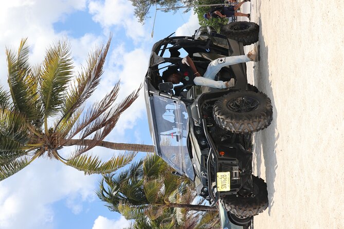 Side By Side Beach Buggy Rentals in Nassau Bahamas - Queens Staircase and Nassaus historic center