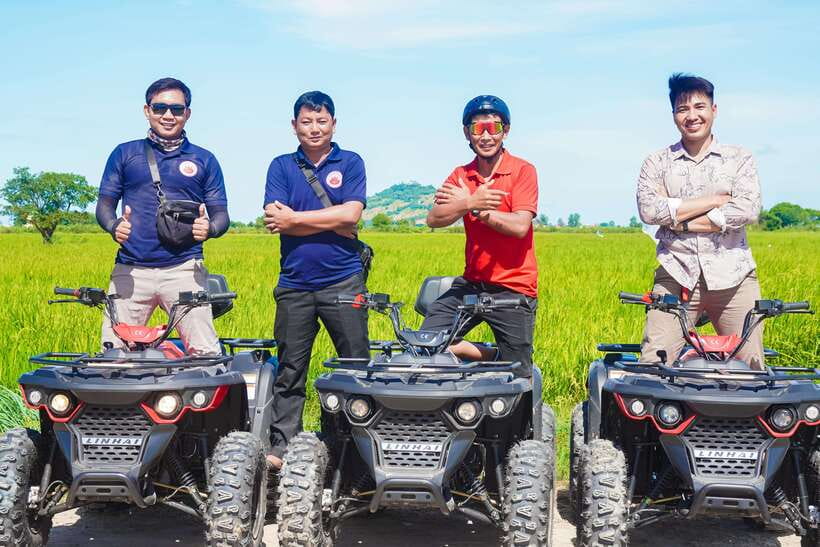 Siem Reap: Khmer Village and Fish Farm ATV Tour - Buddhist temples and quiet stops