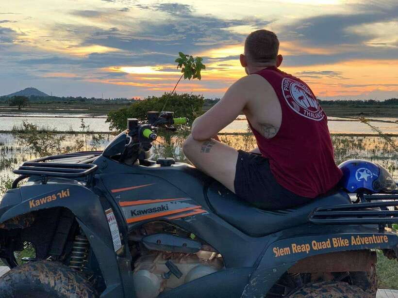 Siem Reap Quad Bike Countryside Tour - Leaving Siem Reap by tuk-tuk at 4:30