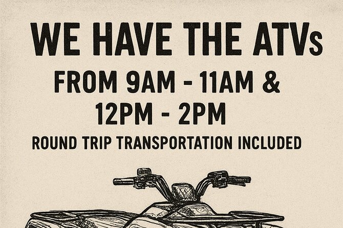 Single ATV Experience: Free Piña Colada + Hacienda Transfer - Riding through hills, mangroves, and tropical fields