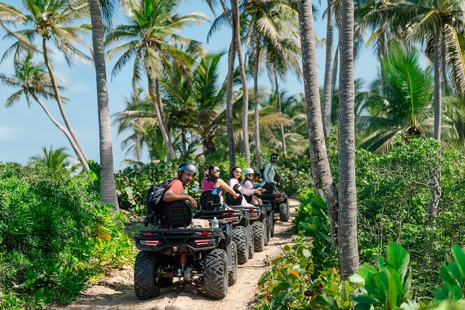 Small Group Exclusive 4x4 ATV Punta Cana: Jungle & Wild Beaches! - Riding from town roads into the jungle