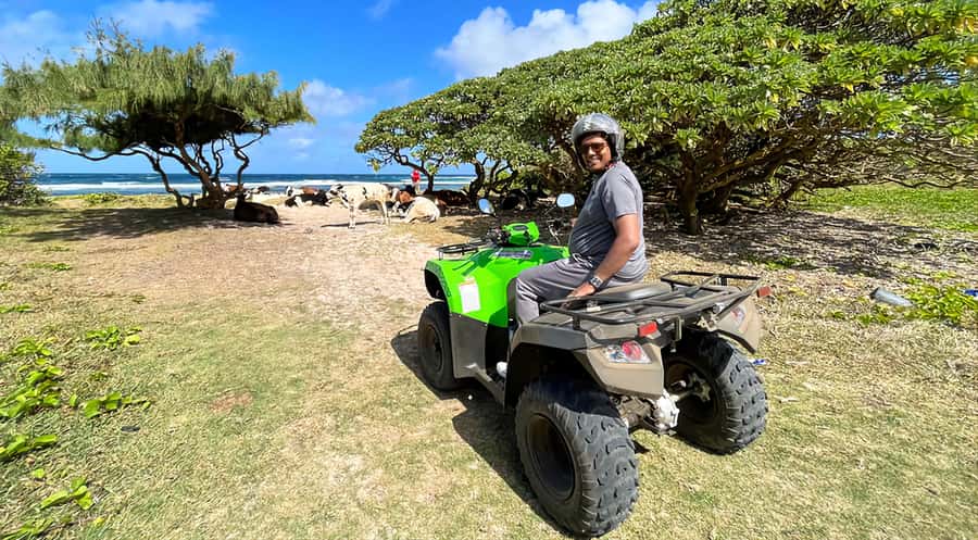 South Of Mauritius Quadbike and Snorkeling Blue Bay - Setting out from Trois Boutiques