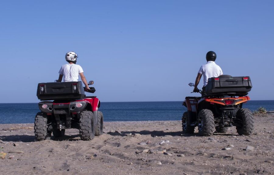 South Rhodes: ATV Quad Guided Tour 2 or 1 person on 1 Quad - Price, pickup, and what the $188 covers