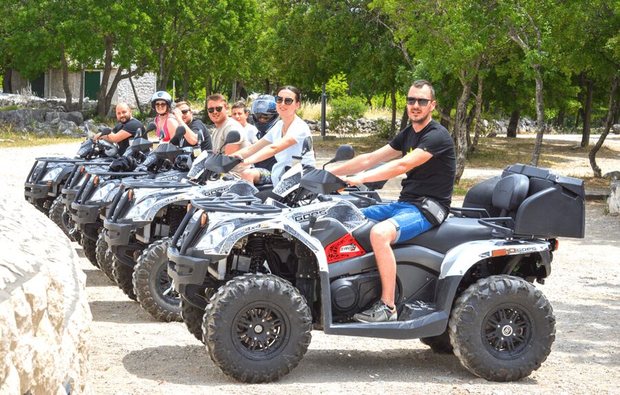 Split: ATV Quad Tour with Waterfall Swimming with Picnic - Studenci, Ostrvica, and the first wide views