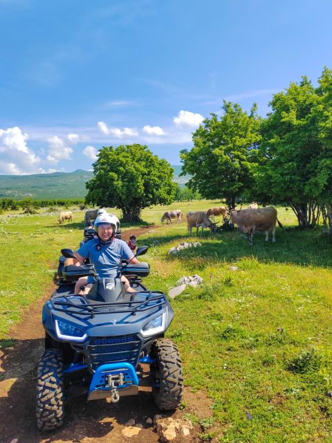 Split: Dalmatian Quad Tour with River Swimming & Picnic - Food after the ride