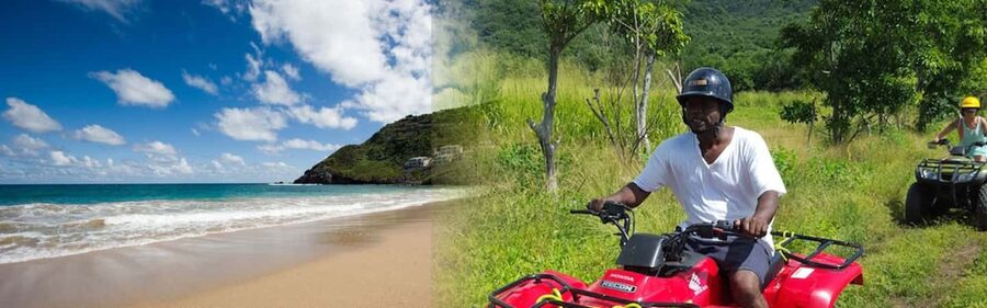 St Kitts: Jungle Bikes Off-Road Buggy & Beach Tour - Pickup from Basseterre or the cruise port