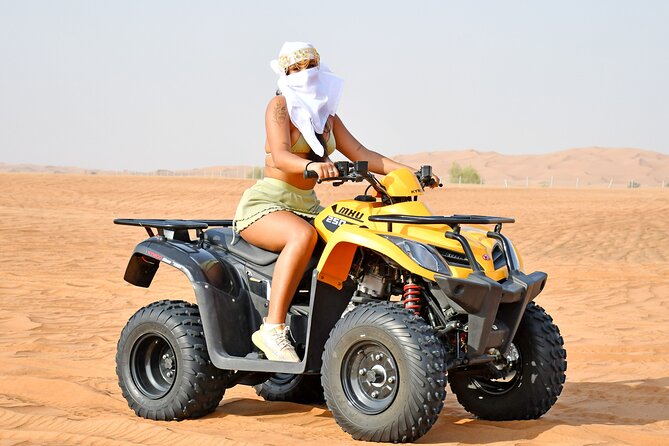 Sunset Desert Safari Quad bike Camel ride Sand Board & BBQ Dinner - BBQ dinner with vegetarian choices