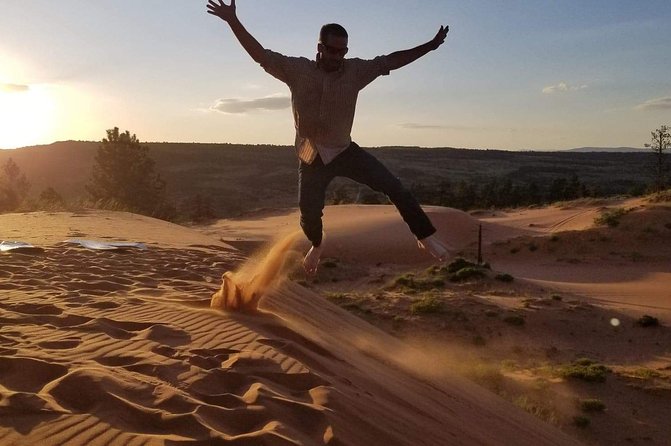 Sunset Sandboarding Peekaboo Slot Canyon UTV Adventure (Private) - Who will enjoy this most?