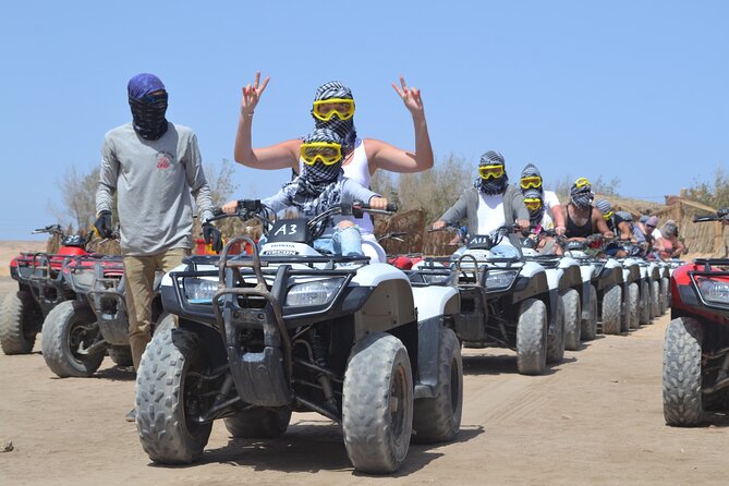 Super Safari ATV, Drive Buggy Car, Camel Ride, Bedouin Dinner, Show-Hurghada - Hotel pickup and the ride to the safari garage
