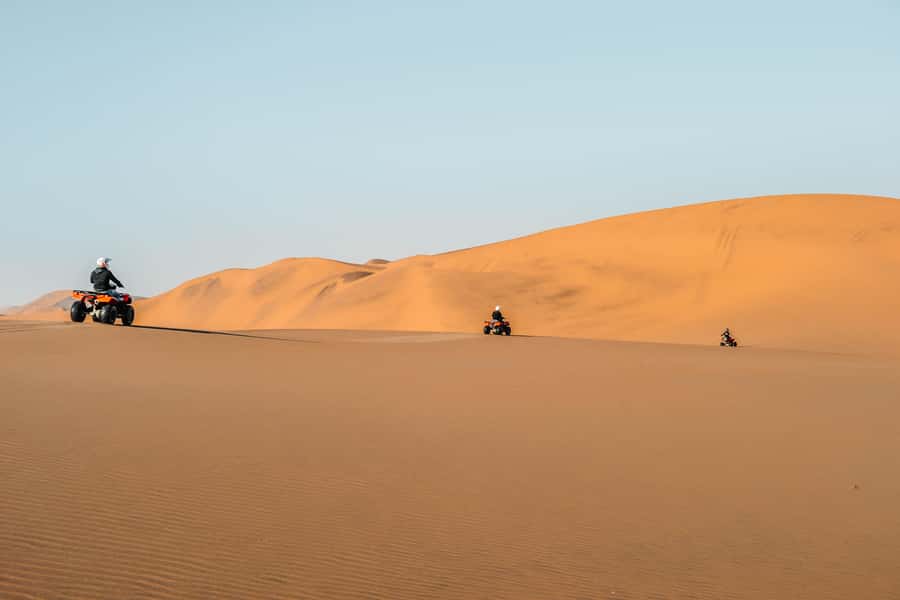 Swakopmund: Desert Dunes Quad Biking with Optional Sandboard - Returning to town and judging the value