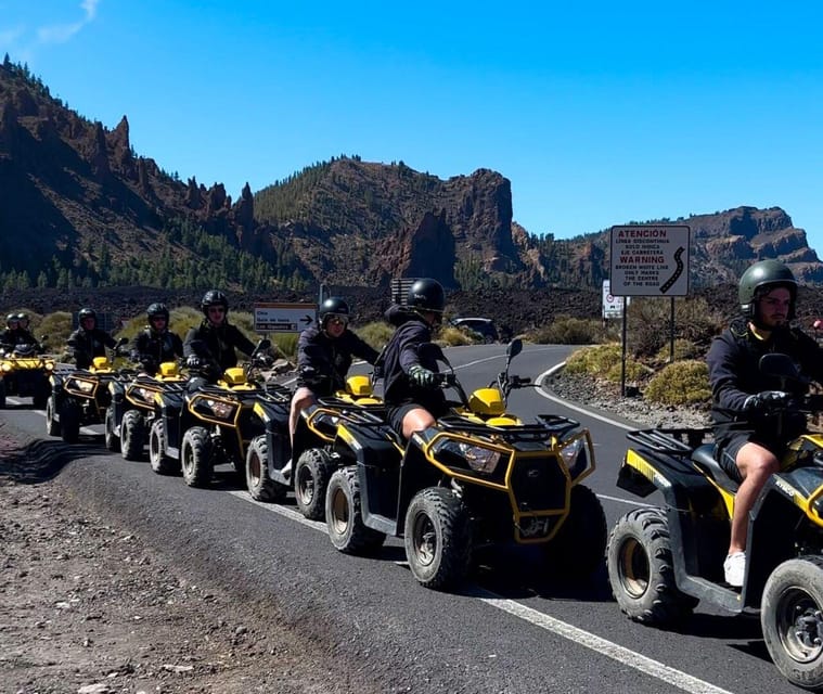 Tenerife: Guided Group Quad Tour on Mount Teide - The Teide viewpoint is the scenic payoff