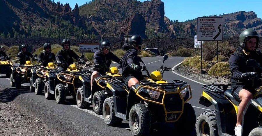 Tenerife: Guided Group Quad Tour on Mount Teide - Forest tracks give way to volcanic ground