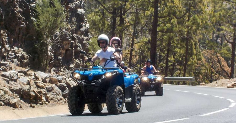 Tenerife: Quad Adventure Tour in Teide National Park - Pine forest, clouds, and changing weather