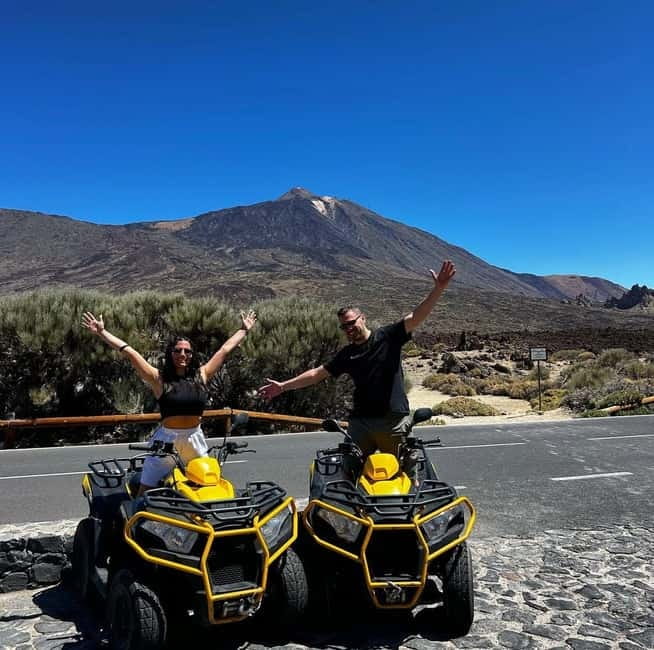 Tenerife: Quad Bike Tour to Mount Teide at Sunset - The 35-minute ride through Vilaflor
