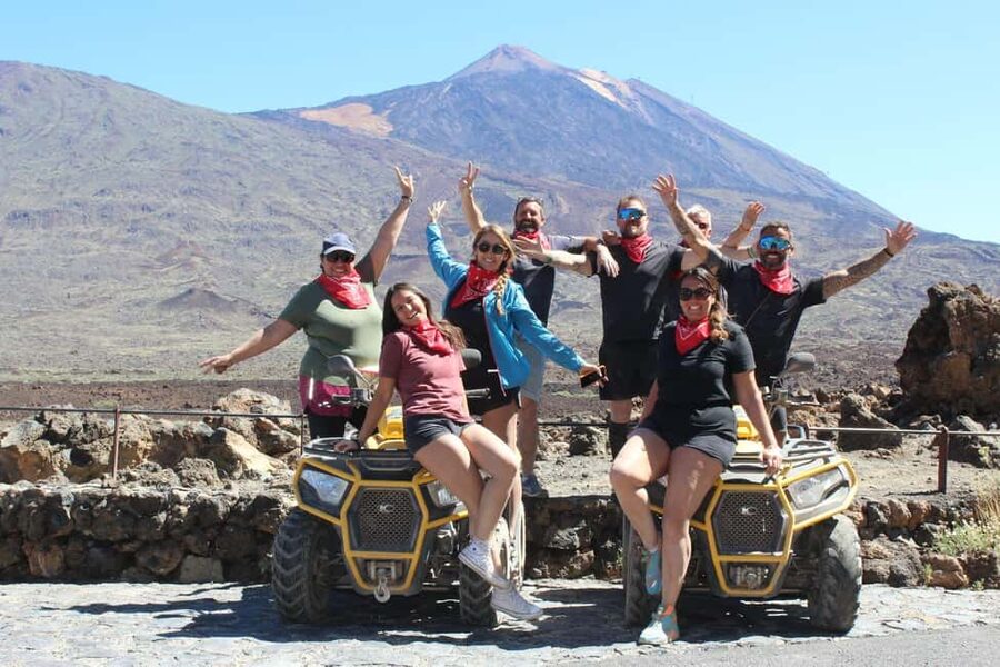 Tenerife: QUAD excursion TEIDE volcano - Riding from Valle San Lorenzo toward Teide